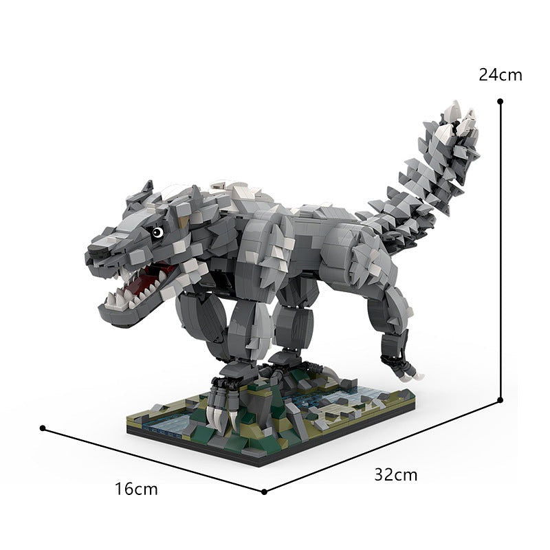 Fenrir Devourer of the Sun MOC Fantasy Creature Building Kit - 3