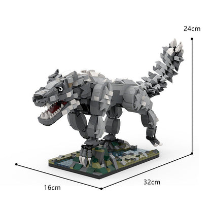 Fenrir Devourer of the Sun MOC Fantasy Creature Building Kit - 3
