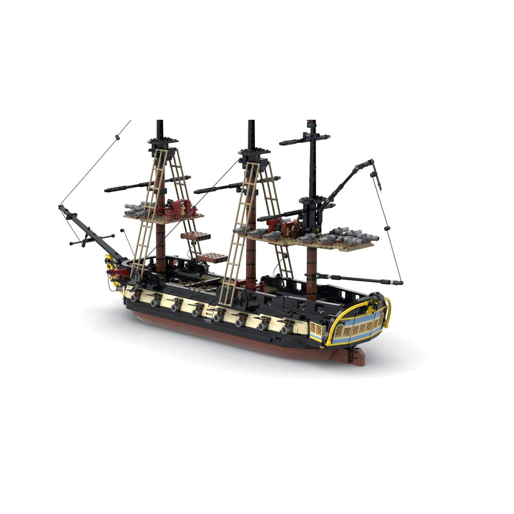 Fer Maiden Privateer Frigate Building Kit | LEGO-Compatible MOC - 2