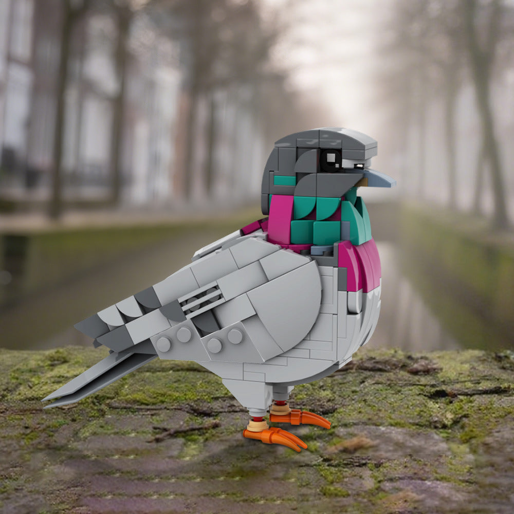 feral pigeon building set | moc-208738 - 1