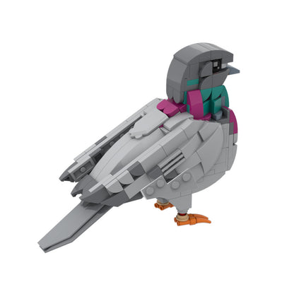 feral pigeon building set | moc-208738 - 2