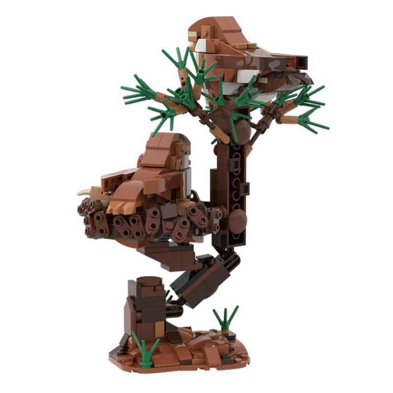 Feral Pigeon MOC Building Kit – Wildlife Bird Display Model Kit - 4