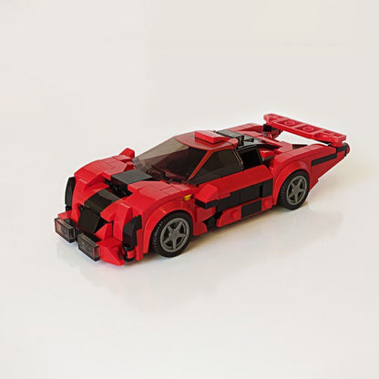 ferrari f8 tributo building set | 76895 le mans racer | moc-51100 - 1