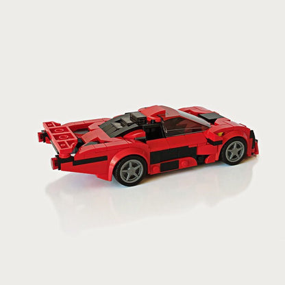 ferrari f8 tributo building set | 76895 le mans racer | moc-51100 - 2