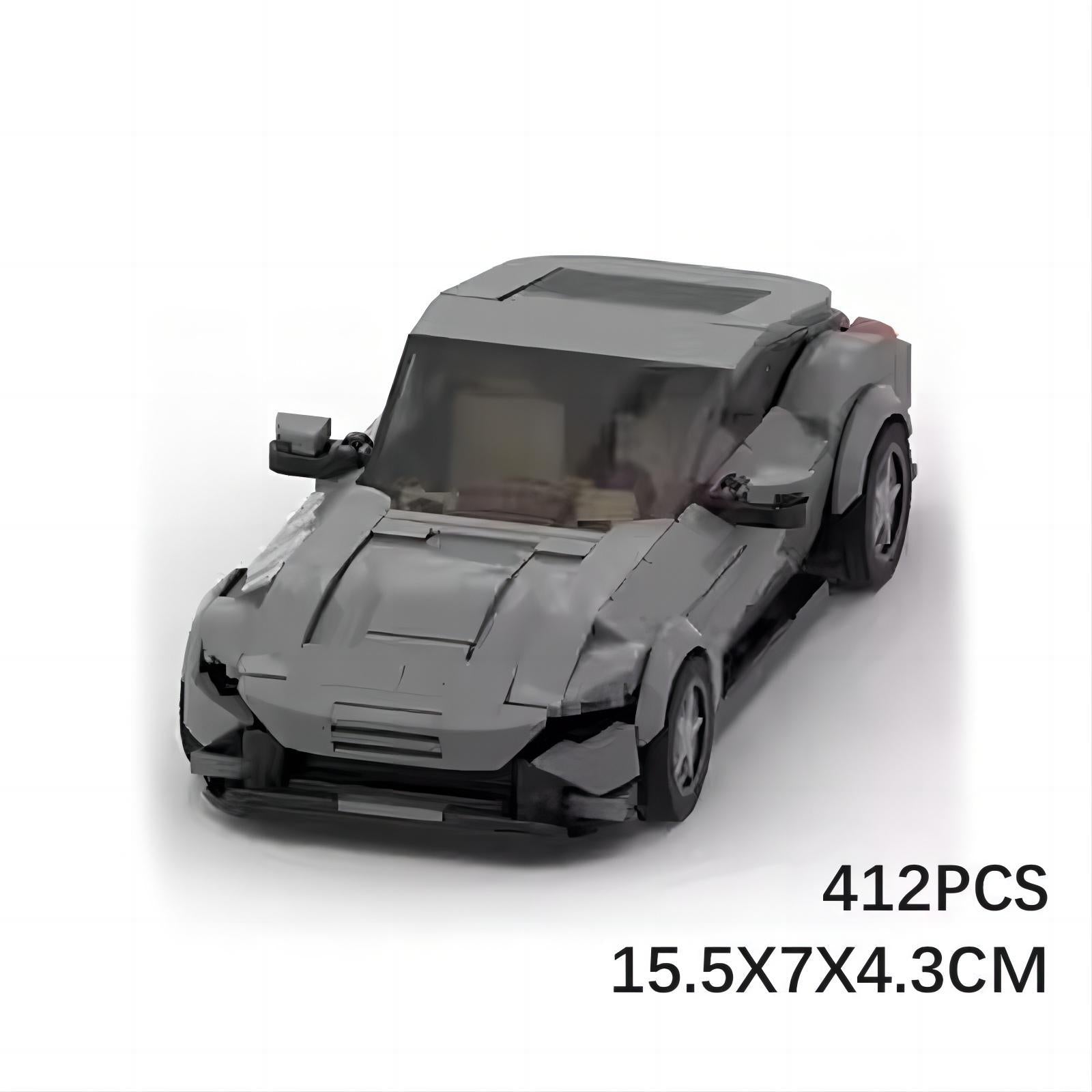 ferrari roma building set | compatible with lego - 2