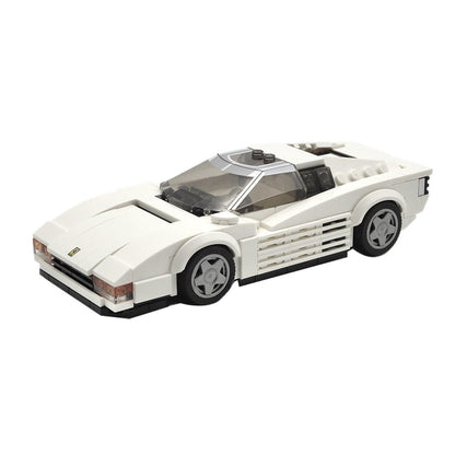 ferrari testarossa miami vice white building set | moc-79304 - 1