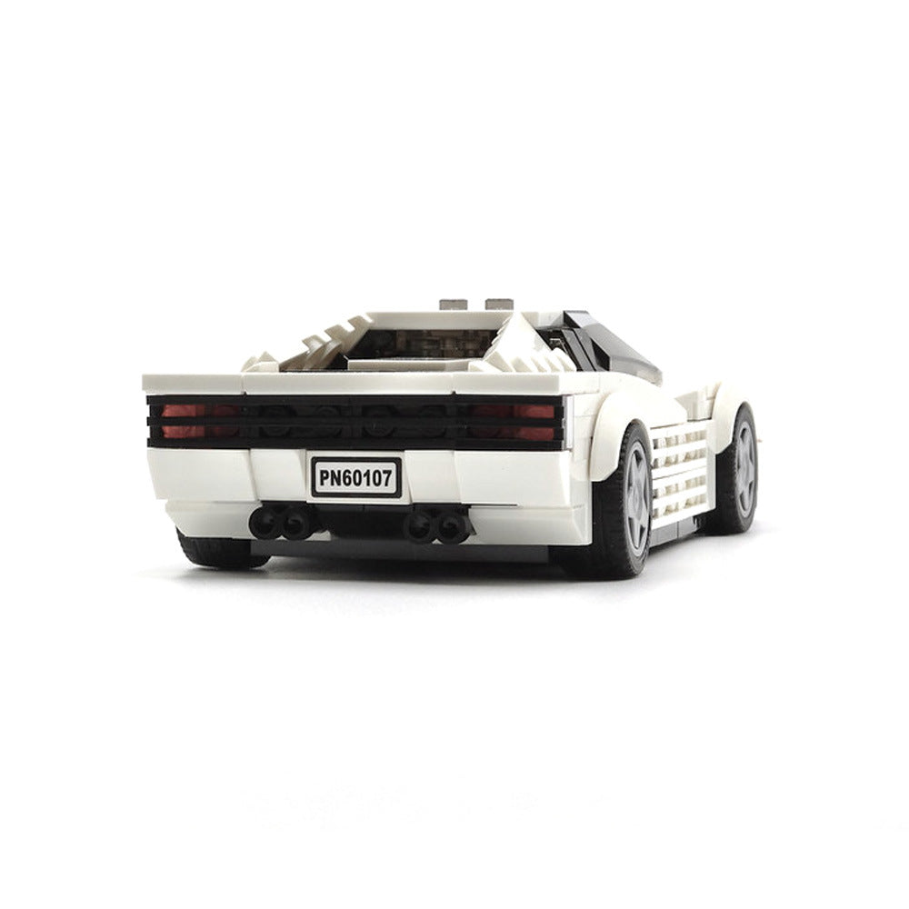 ferrari testarossa miami vice white building set | moc-79304 - 3