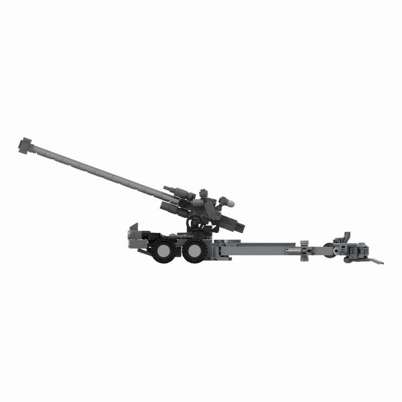 FH-2000 Howitzer Artillery Gun MOC Building Kit | 1:45 Scale Military Model - 3