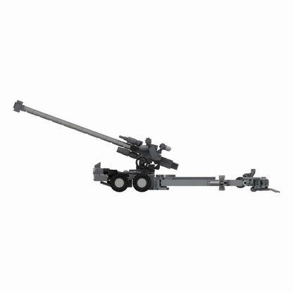 FH-2000 Howitzer Artillery Gun MOC Building Kit | 1:45 Scale Military Model - 3