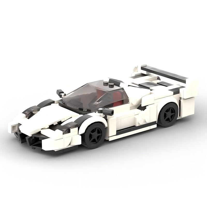 Fighter Jet Inspired V12 Sport Coupe Building Kit | LEGO-Compatible MOC - 1