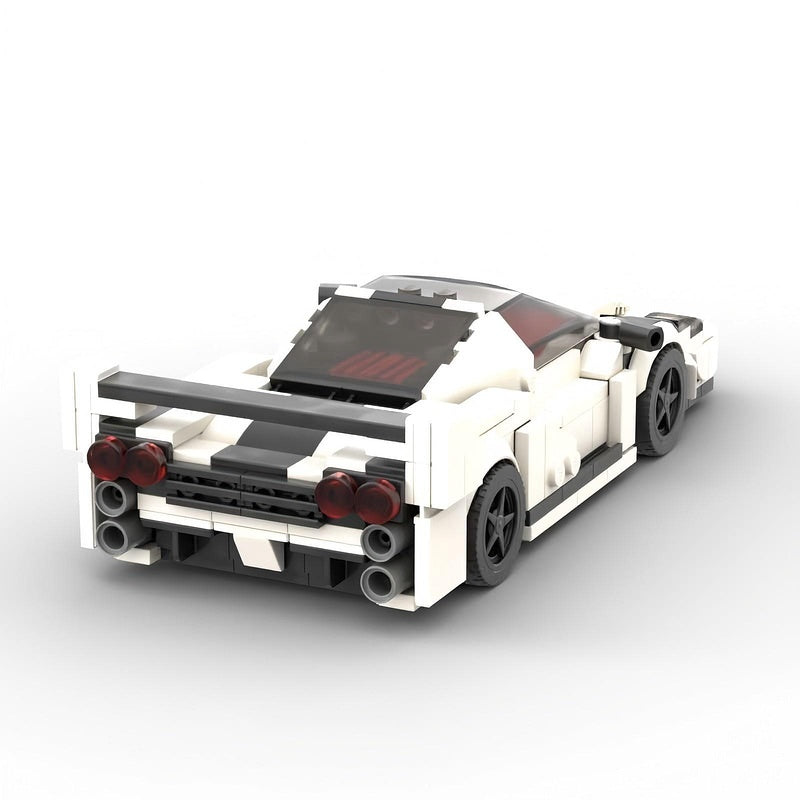 Fighter Jet Inspired V12 Sport Coupe Building Kit | LEGO-Compatible MOC - 3