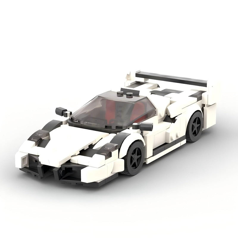 Fighter Jet Inspired V12 Sport Coupe Building Kit | LEGO-Compatible MOC - 5