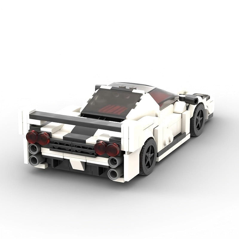 Fighter Jet Inspired V12 Sport Coupe MOC Building Kit | Performance Car - 3