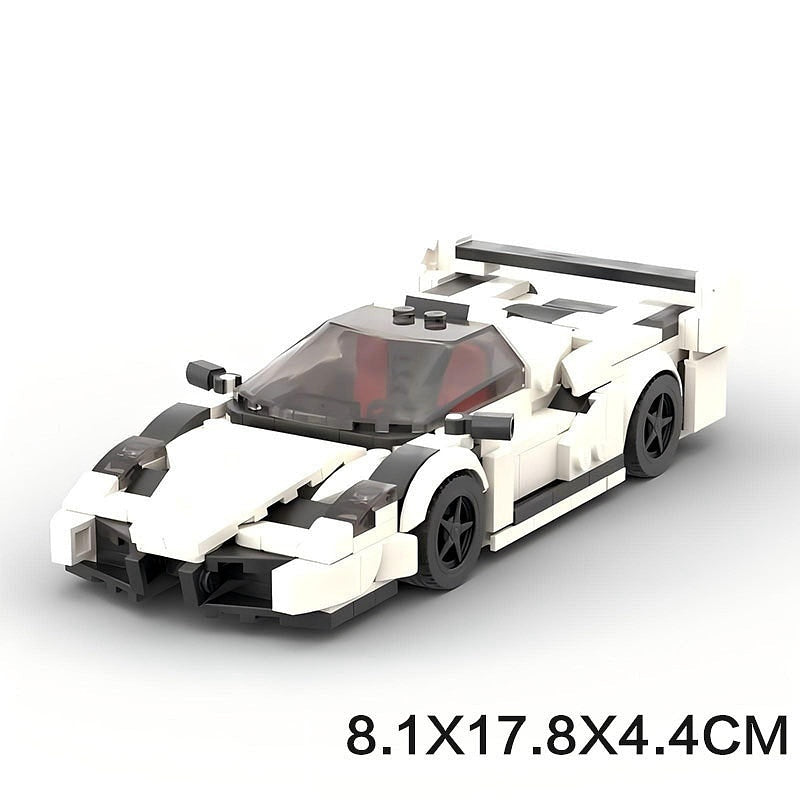 Fighter Jet Inspired V12 Sport Coupe MOC Building Kit | Performance Car - 6