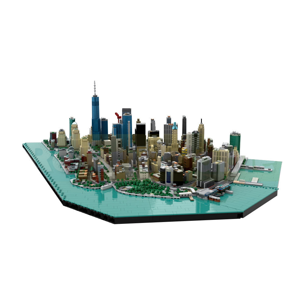 Financial District Building Kit | New York City | LEGO-Compatible MOC - 1