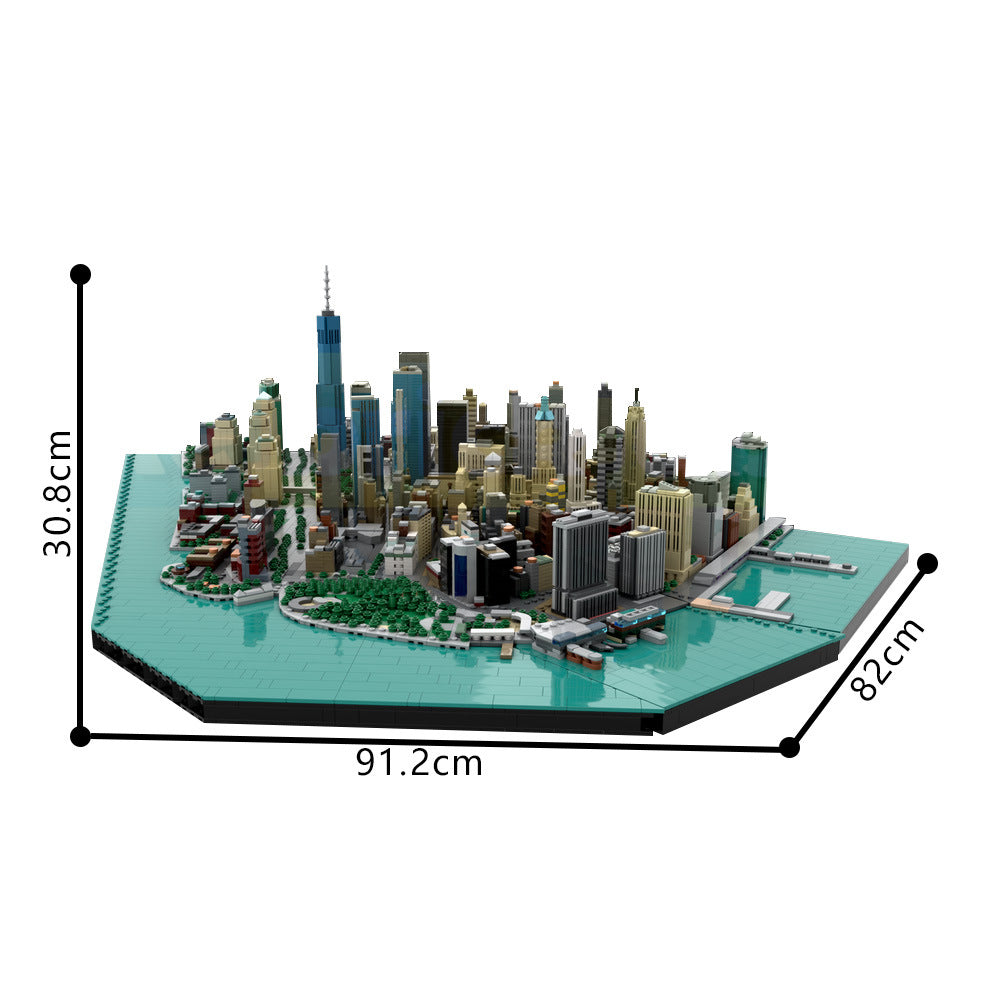 Financial District Building Kit | New York City | LEGO-Compatible MOC - 7