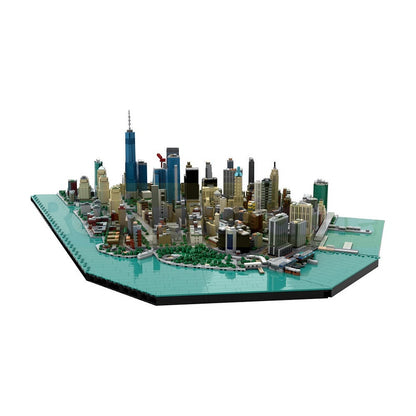 Financial District MOC Building Kit | New York City Architecture Model - 1