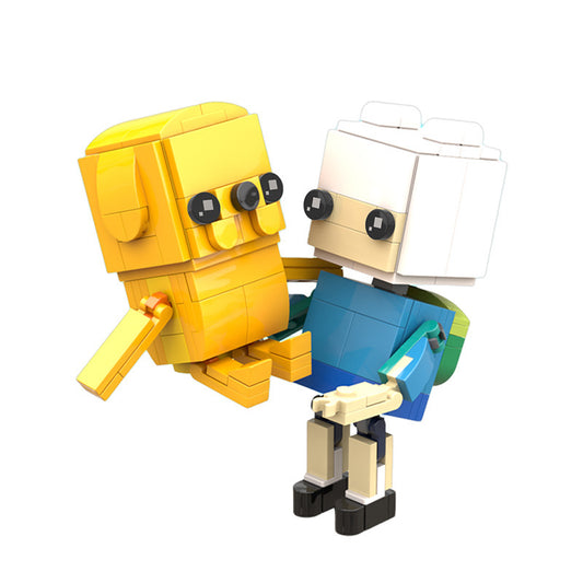 finn & jake brickheadz | adventure time | moc-71483 - 1