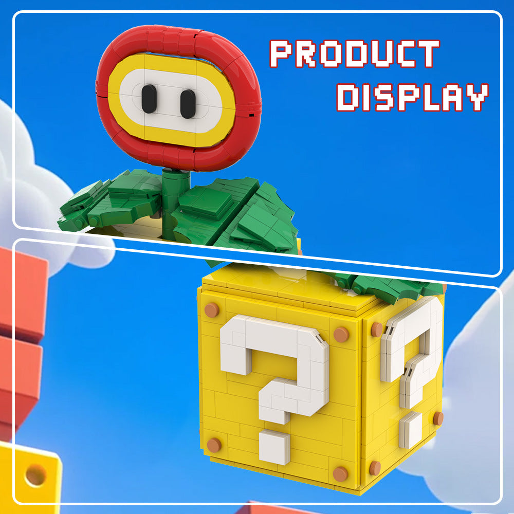 fire flower model building blocks | mario - 4