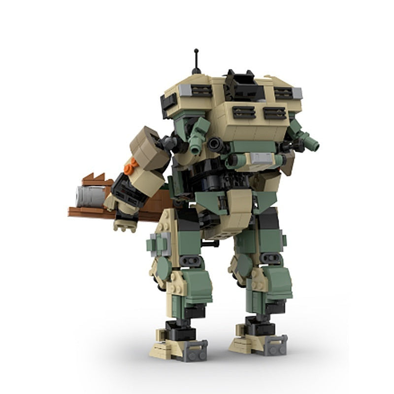 Fire Mech Warrior MOC Robot Building Kit | Futuristic Mecha Model - 2