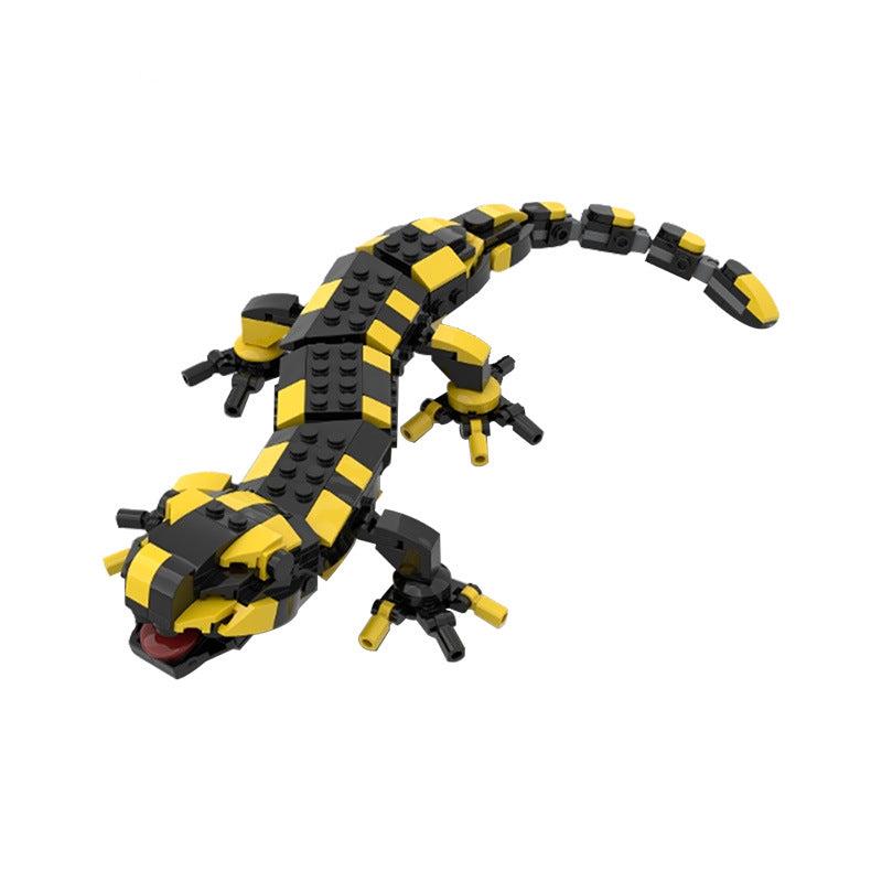 Fire Salamander Building Kit | LEGO-Compatible MOC - 1