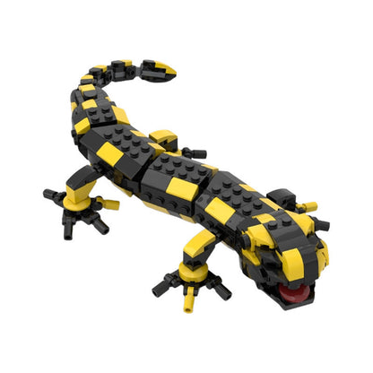 Fire Salamander Building Kit | LEGO-Compatible MOC - 2
