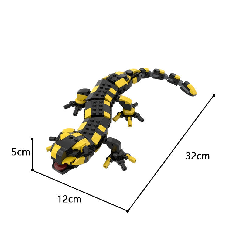Fire Salamander Building Kit | LEGO-Compatible MOC - 5