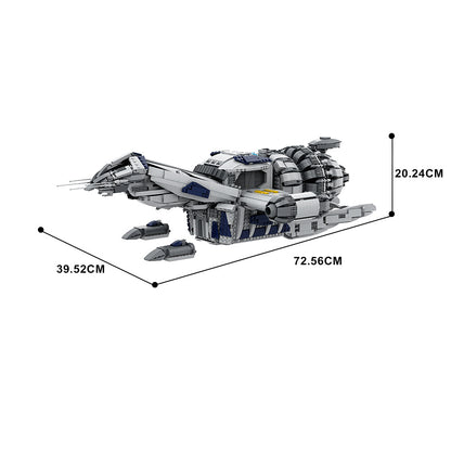 firefly serenity spaceship building set | moc-12777 - 4