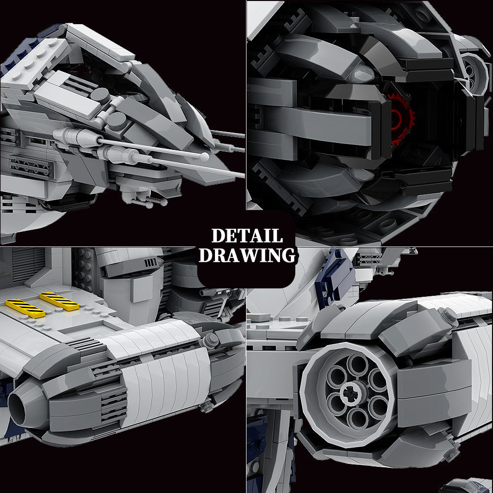 firefly serenity spaceship building set | moc-12777 - 5