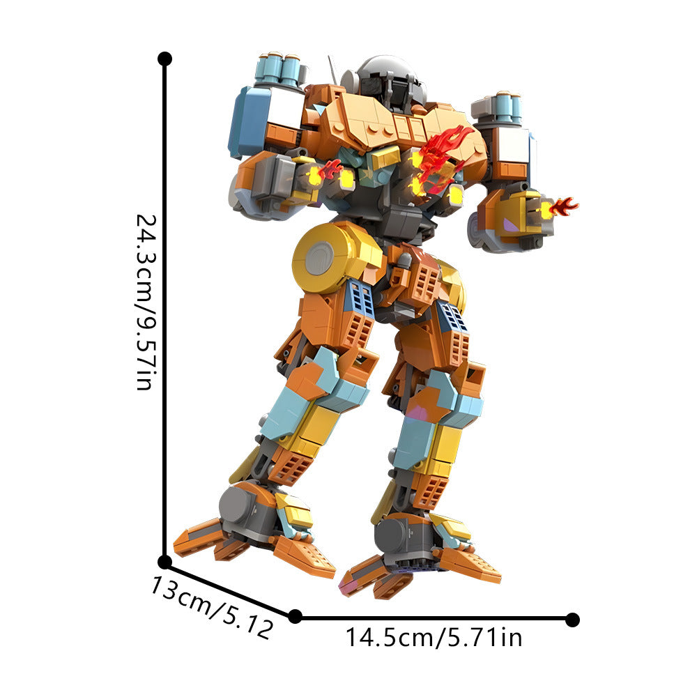 firestarter fs9 battlemech building set | moc-199720 - 4