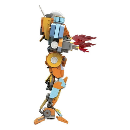 Firestarter FS9 Sci-Fi Mecha MOC Building Kit | Futuristic Robot Model - 4