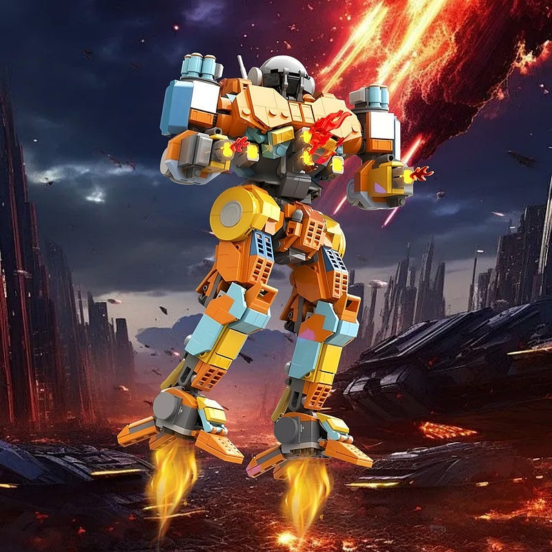 Firestarter FS9 Sci-Fi Mecha MOC Building Kit | Futuristic Robot Model - 5