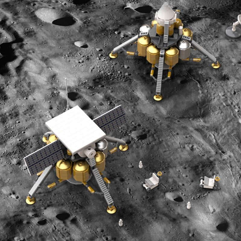 First Lunar Outpost Habitat MOC Building Kit | Space Exploration Base - 2