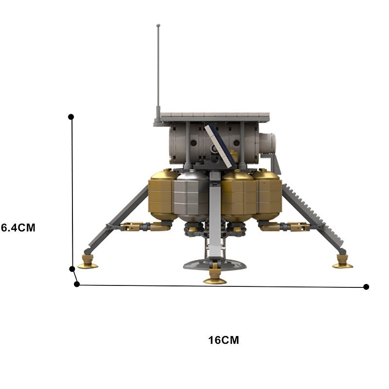 First Lunar Outpost Habitat MOC Building Kit | Space Exploration Base - 4