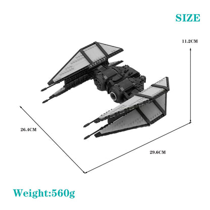 first order tie bomber building set | star wars | moc-140039 - 2