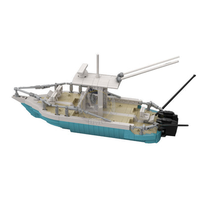 fishing boat building set | moc-95761 - 3