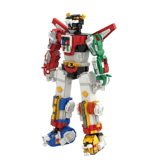 Five Lions Combined Robot Figure Building Kit | LEGO-Compatible MOC - 1