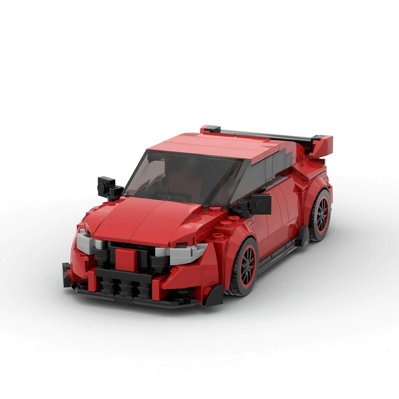 FK2-Inspired Japanese Hot Hatchback Building Kit | LEGO-Compatible MOC - 4