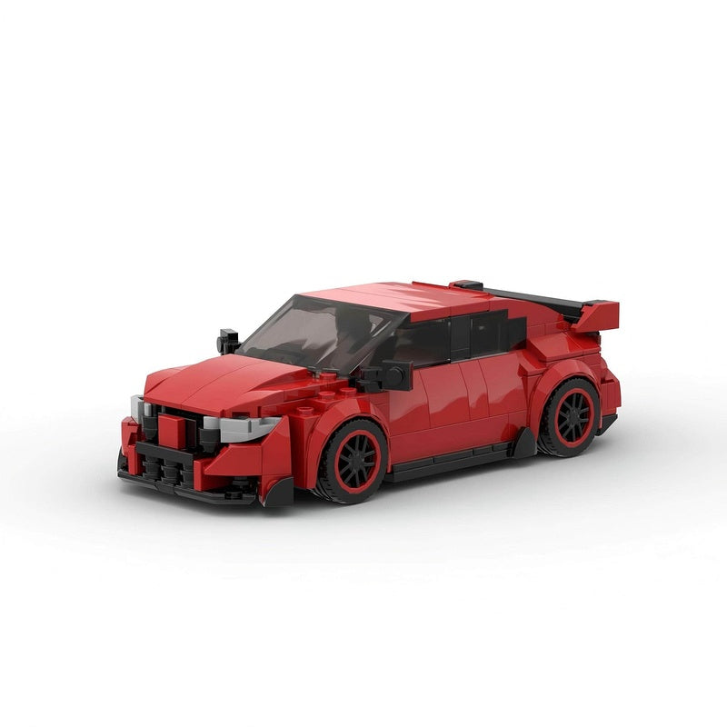 FK2-Inspired Japanese Hot Hatchback Building Kit | LEGO-Compatible MOC - 5