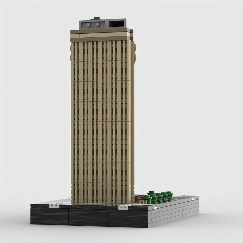 Flatiron Building New York Building Kit | 1/650 Scale LEGO-Compatible MOC - 2