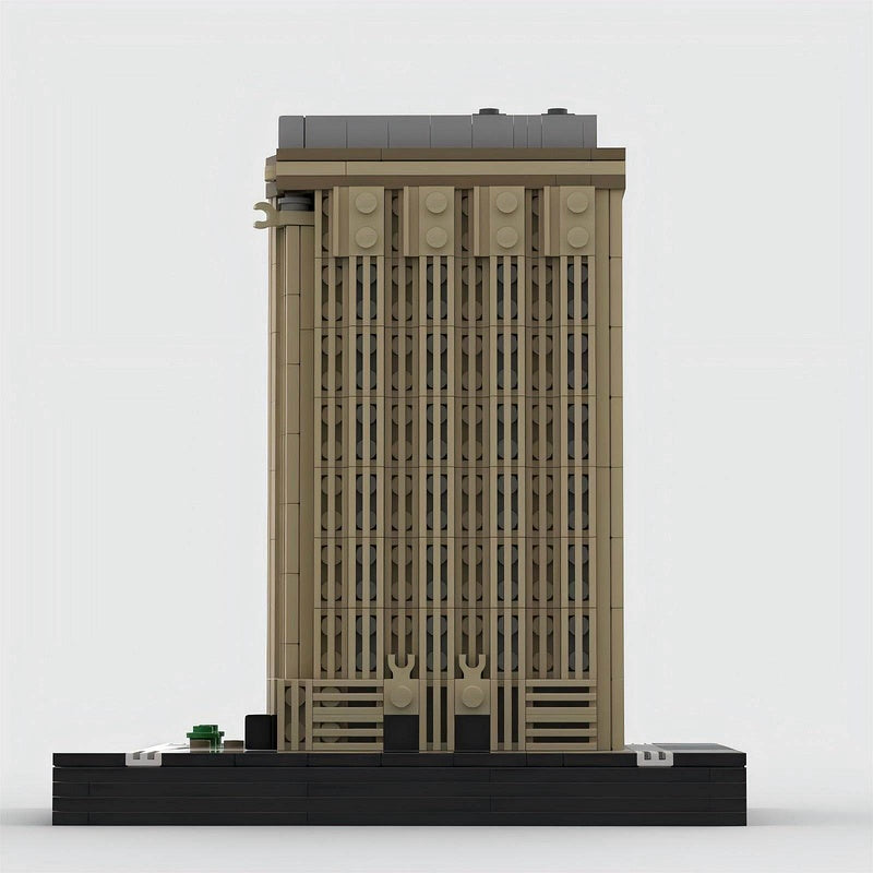 Flatiron Building New York Building Kit | 1/650 Scale LEGO-Compatible MOC - 5