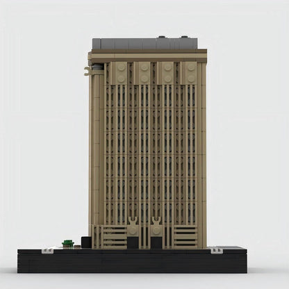 Flatiron Building New York Building Kit | 1/650 Scale LEGO-Compatible MOC - 5