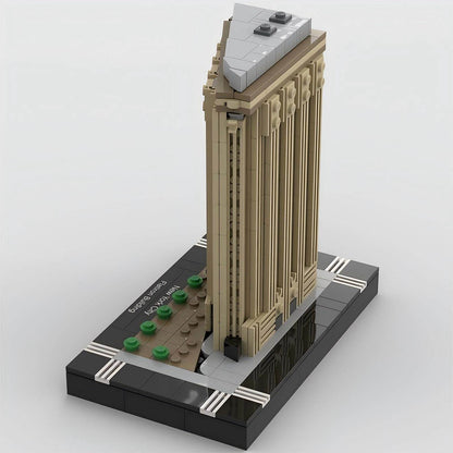 Flatiron Building NYC MOC Skyscraper Kit | Historic Manhattan Landmark Model - 4