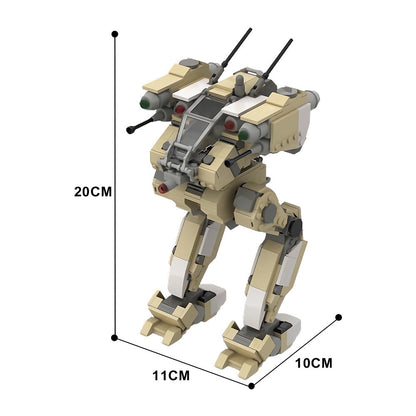 Flea Battlemech Building Kit | LEGO-Compatible MOC - 4