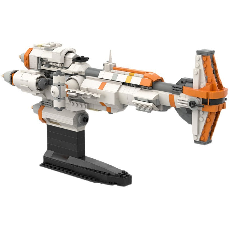 Fleet Support Space Transport Building Kit | LEGO-Compatible MOC - 1