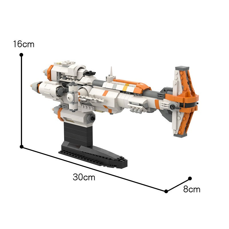 Fleet Support Space Transport Building Kit | LEGO-Compatible MOC - 2