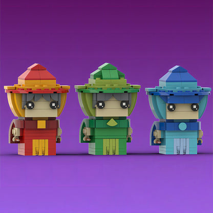 flora, fauna and merryweather brickheadz | sleeping beauty | moc-135579 - 3