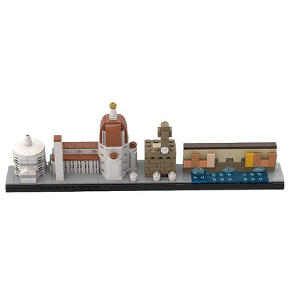 Florence Skyline MOC Building Kit | Italian Landmark Architecture Model - 3