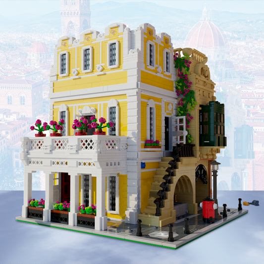 florentine palazzo building set | moc-122357 - 1