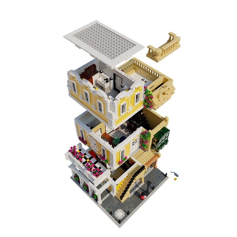 Florentine Palazzo MOC Renaissance Architecture Building Kit - 2